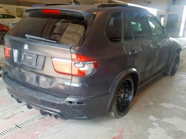 5YMGY0C56BLK26471 - 2011 BMW X5 M BLACK photo 4