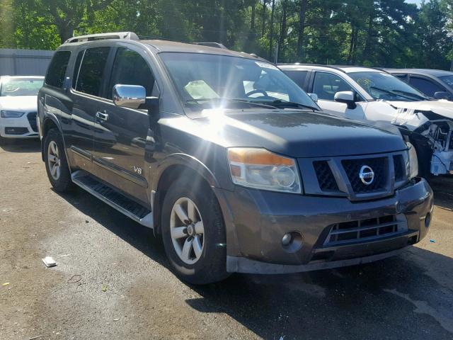 5N1BA08D98N624970 - 2008 NISSAN ARMADA SE GRAY photo 1