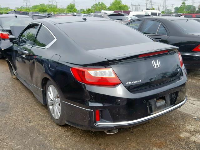 1HGCT2B83DA011322 - 2013 HONDA ACCORD EXL BLACK photo 3