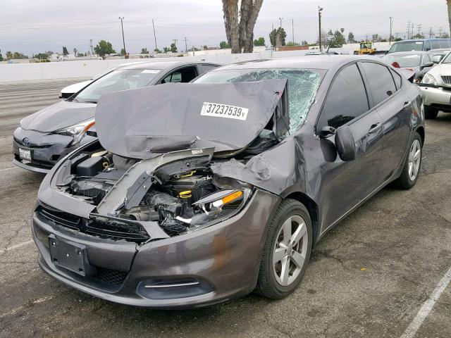 1C3CDFBB7FD227324 - 2015 DODGE DART SXT GRAY photo 2