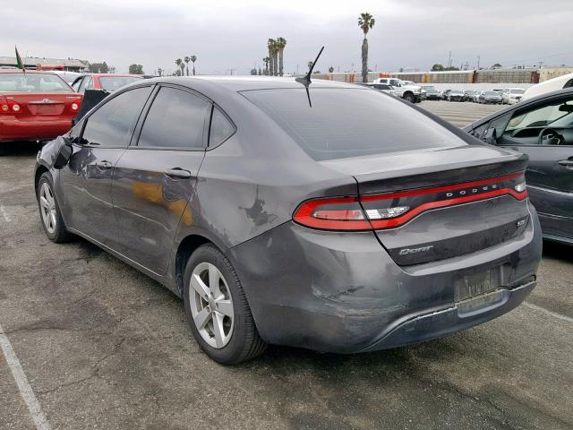 1C3CDFBB7FD227324 - 2015 DODGE DART SXT GRAY photo 3