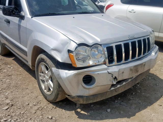 1J8GS48K66C357771 - 2006 JEEP GRAND CHER SILVER photo 9