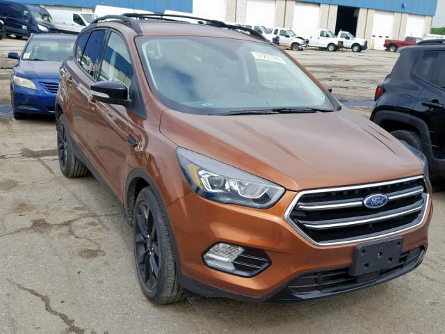 1FMCU0J92HUB62212 - 2017 FORD ESCAPE TIT ORANGE photo 1