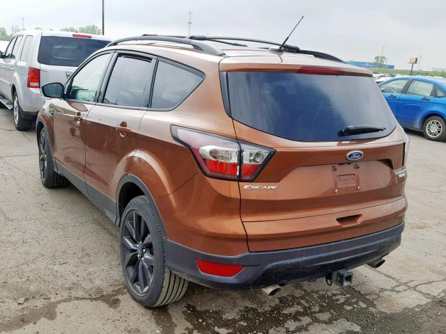 1FMCU0J92HUB62212 - 2017 FORD ESCAPE TIT ORANGE photo 3