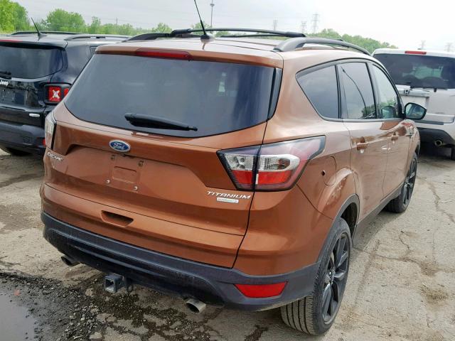 1FMCU0J92HUB62212 - 2017 FORD ESCAPE TIT ORANGE photo 4