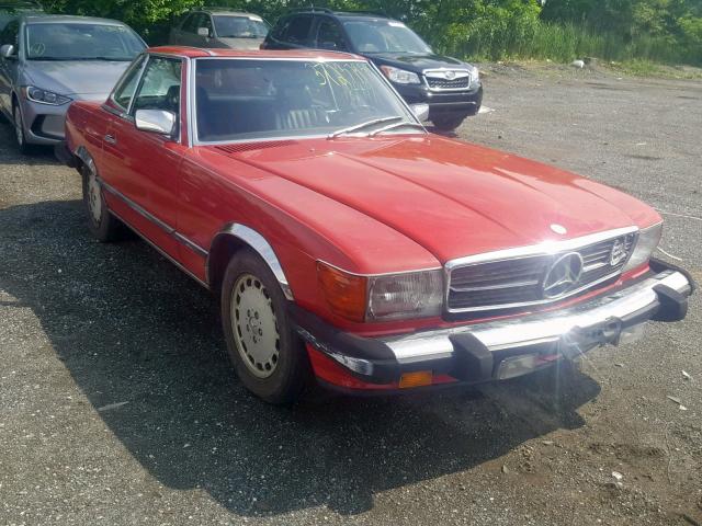 WDBBA48D2JA082277 - 1988 MERCEDES-BENZ 560 SL RED photo 1