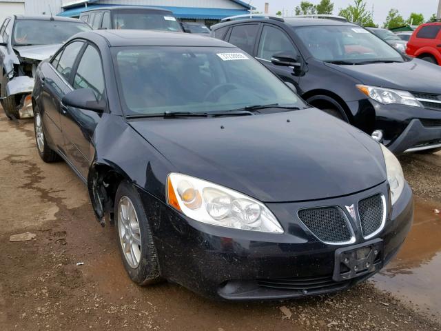 1G2ZF55B364212619 - 2006 PONTIAC G6 SE BLACK photo 1