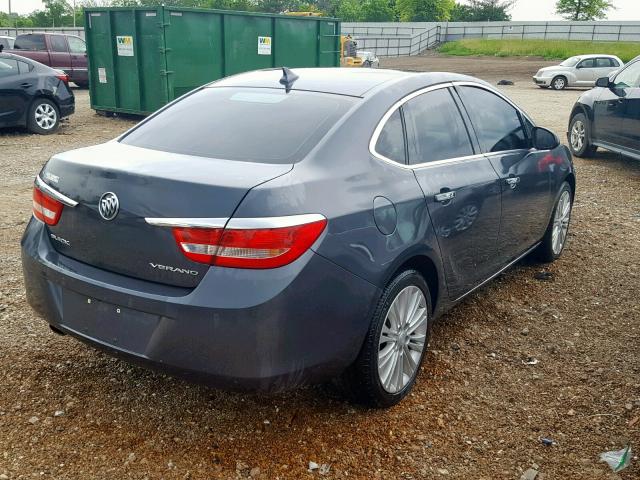 1G4PR5SK1D4187310 - 2013 BUICK VERANO CON GRAY photo 4