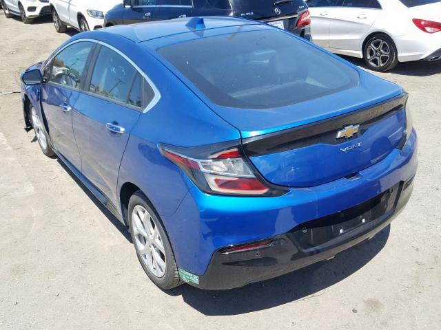 1G1RD6S58GU120339 - 2016 CHEVROLET VOLT LTZ BLUE photo 3