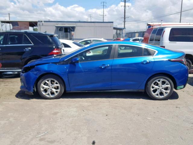 1G1RD6S58GU120339 - 2016 CHEVROLET VOLT LTZ BLUE photo 9