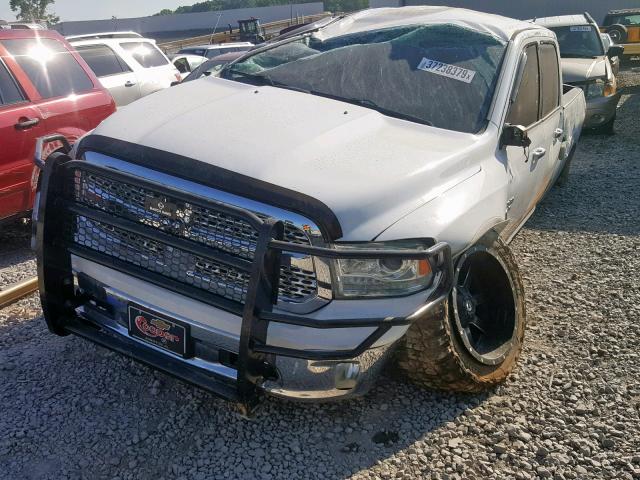 1C6RR6NT3DS706514 - 2013 RAM 1500 LARAM WHITE photo 2