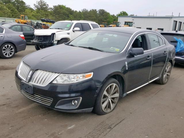 1LNHM94R09G604250 - 2009 LINCOLN MKS BLACK photo 2