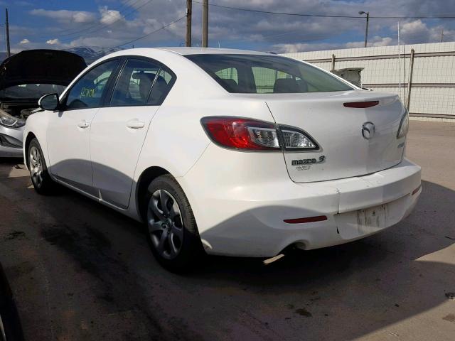 JM1BL1UPXD1758795 - 2013 MAZDA 3 I WHITE photo 3