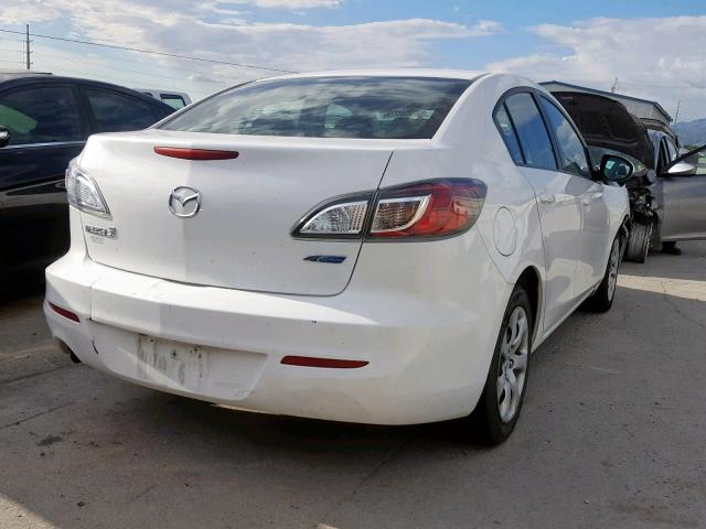 JM1BL1UPXD1758795 - 2013 MAZDA 3 I WHITE photo 4