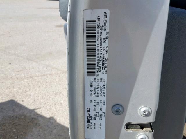 3D7KR26T39G508893 - 2009 DODGE RAM 2500 SILVER photo 10