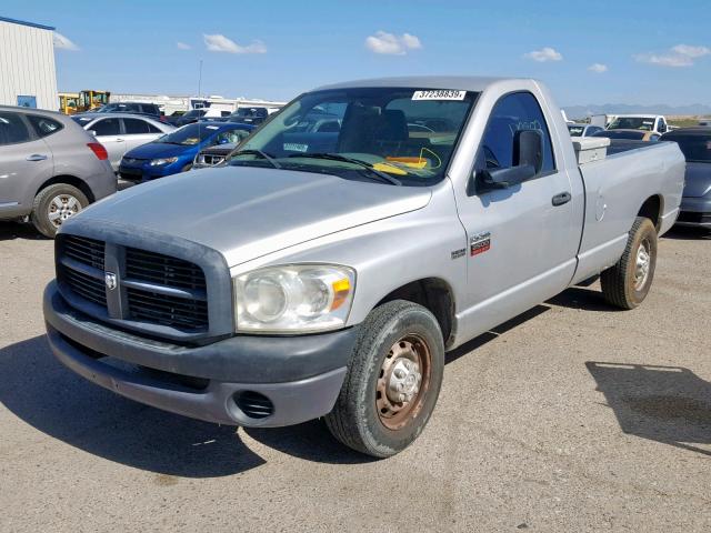 3D7KR26T39G508893 - 2009 DODGE RAM 2500 SILVER photo 2