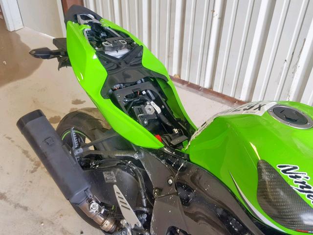 JKBZXJE1XFA015575 - 2015 KAWASAKI ZX636 E GREEN photo 6