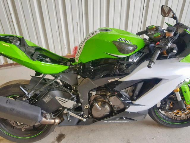 JKBZXJE1XFA015575 - 2015 KAWASAKI ZX636 E GREEN photo 9