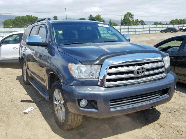 5TDYY5G16AS024485 - 2010 TOYOTA SEQUOIA PL BLUE photo 1