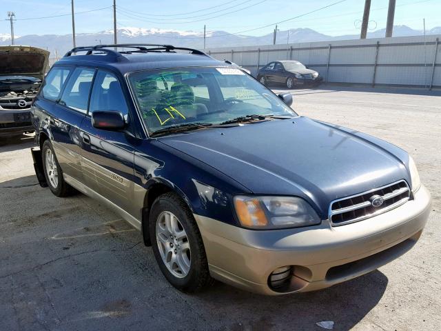 4S3BH6658Y7626275 - 2000 SUBARU LEGACY OUT BLUE photo 1