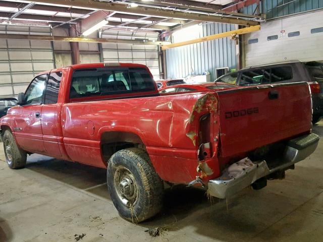 1B7KC23Z31J525412 - 2001 DODGE RAM 2500 RED photo 3