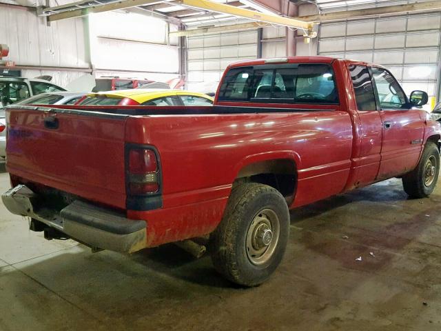 1B7KC23Z31J525412 - 2001 DODGE RAM 2500 RED photo 4