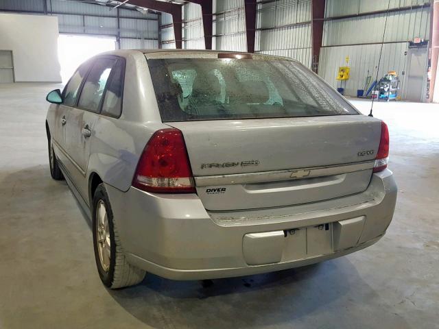 1G1ZT62835F156602 - 2005 CHEVROLET MALIBU MAX 银色 照片 3