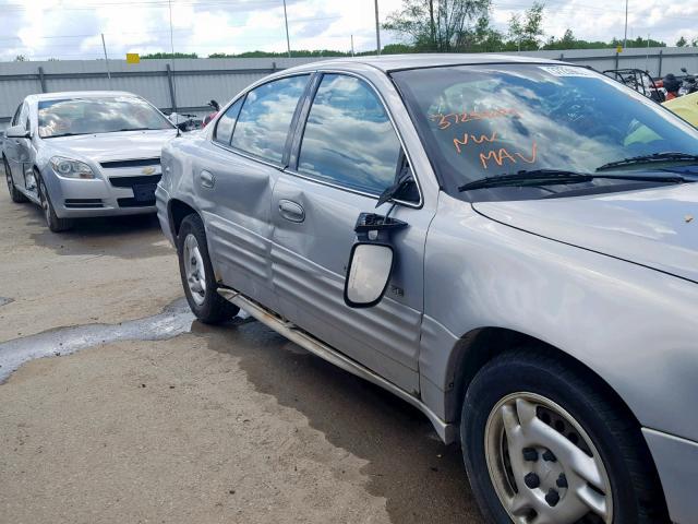 1G2NF52T4YC528017 - 2000 PONTIAC GRAND AM S SILVER photo 9