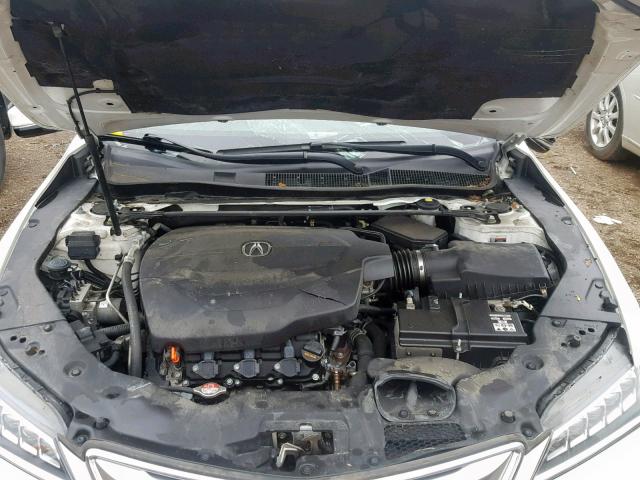 19UUB2F52FA009362 - 2015 ACURA TLX TECH WHITE photo 7