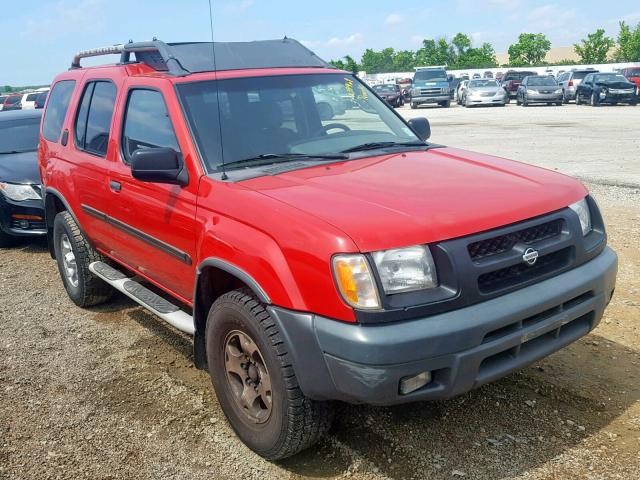 5N1ED28T31C533587 - 2001 NISSAN XTERRA XE RED photo 1