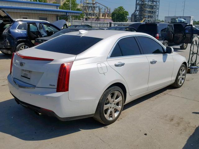 1G6AH5R37F0113382 - 2015 CADILLAC ATS LUXURY WHITE photo 4