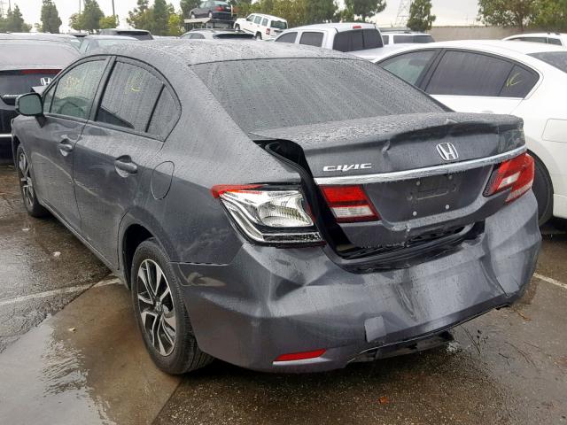 2HGFB2F93DH553718 - 2013 HONDA CIVIC EXL GRAY photo 3