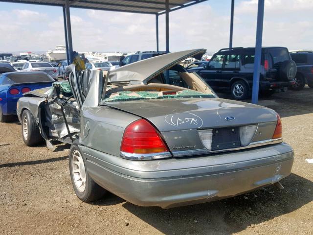 2FAFP74W0XX104406 - 1999 FORD CROWN VICT GRAY photo 3