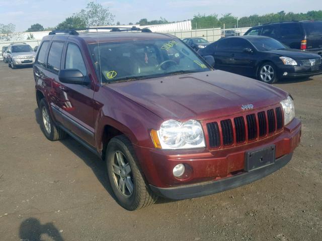 1J8GR48K57C583684 - 2007 JEEP GRAND CHER BURGUNDY photo 1