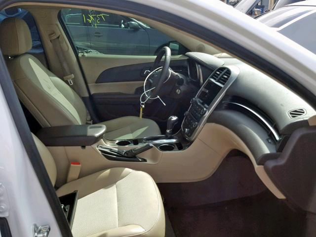 1G11C5SL2FF299201 - 2015 CHEVROLET MALIBU 1LT WHITE photo 5