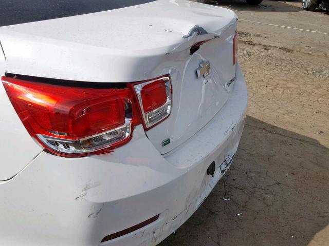 1G11C5SL2FF299201 - 2015 CHEVROLET MALIBU 1LT WHITE photo 9