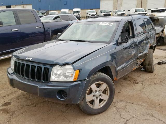 1J4GR48K86C113908 - 2006 JEEP GRAND CHER GREEN photo 2