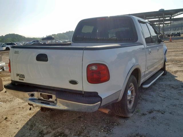 1FTRW07L71KB98054 - 2001 FORD F150 SUPER WHITE photo 4