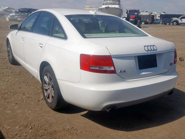 WAUDG74F35N092698 - 2005 AUDI A6 3.2 QUA WHITE photo 3