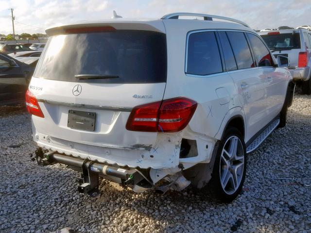 4JGDF7DE9HA801140 - 2017 MERCEDES-BENZ GLS 550 4M WHITE photo 4