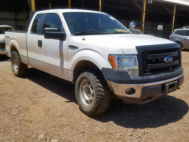 1FTFX1EF1DFC21425 - 2013 FORD F150 SUPER WHITE photo 1