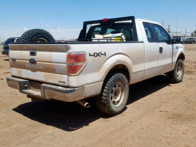 1FTFX1EF1DFC21425 - 2013 FORD F150 SUPER WHITE photo 4