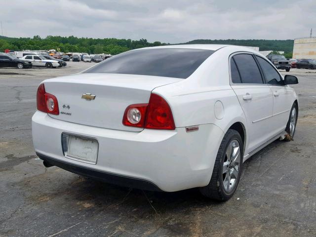 1G1ZC5EB3AF249499 - 2010 CHEVROLET MALIBU 1LT WHITE photo 4