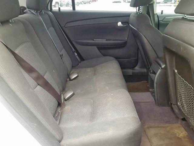 1G1ZC5EB3AF249499 - 2010 CHEVROLET MALIBU 1LT WHITE photo 6