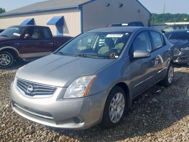 3N1AB6AP7CL698064 - 2012 NISSAN SENTRA 2.0 GRAY photo 2