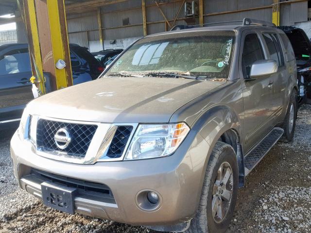 5N1AR18U48C622758 - 2008 NISSAN PATHFINDER TAN photo 2