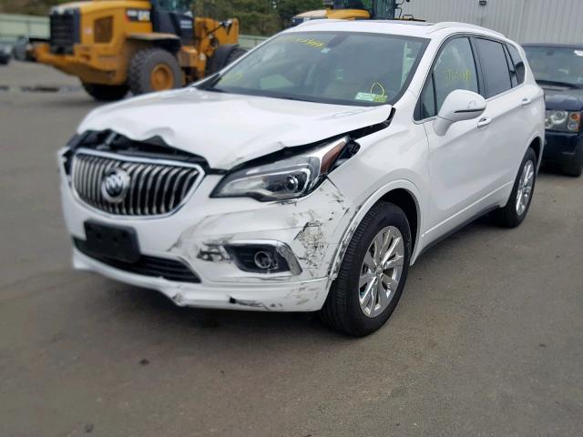 LRBFXDSA3HD016344 - 2017 BUICK ENVISION E WHITE photo 2