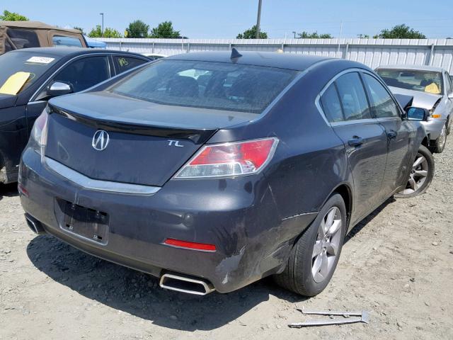 19UUA8F5XEA005502 - 2014 ACURA TL TECH BLACK photo 4