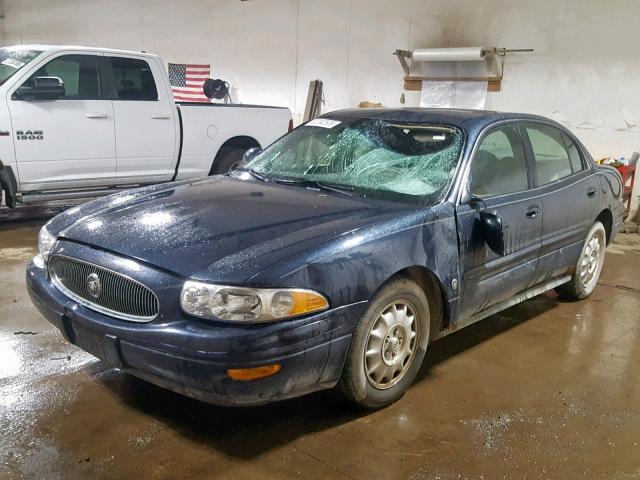 1G4HR54K6YU230319 - 2000 BUICK LESABRE LI BLUE photo 2