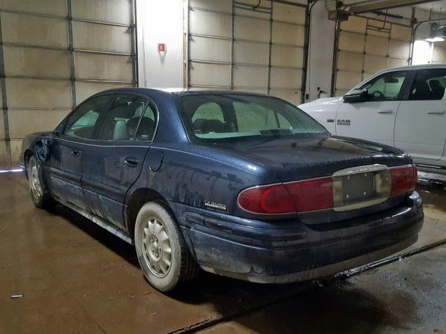 1G4HR54K6YU230319 - 2000 BUICK LESABRE LI BLUE photo 3